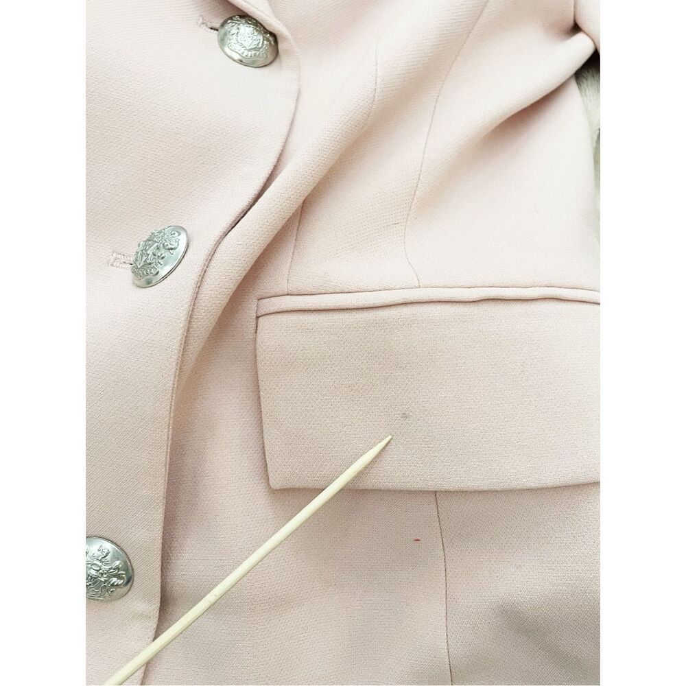 Veronica Beard Frayne Blazer Pink Double Breasted Size 12 - Picture 11 of 11